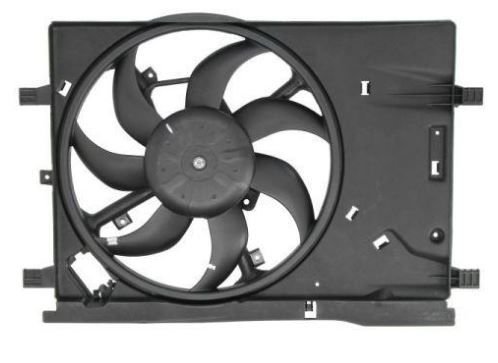 RADYATÖR FAN MOTORU + KLİMA FAN DAVLUMBAZI CORSA D - METTE MARKA