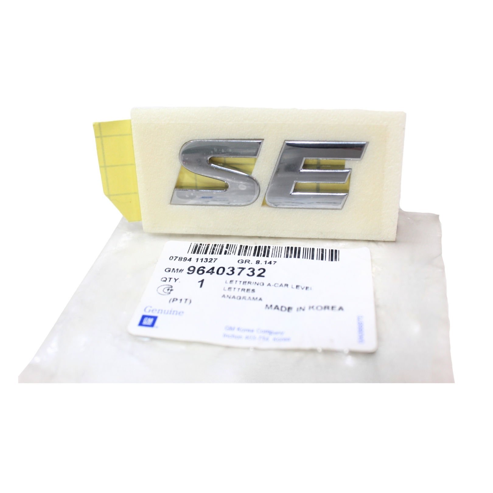 Chevrolet Kalos SE Yazısı (Ön Çamurluk) - GM Orijinal 96403732