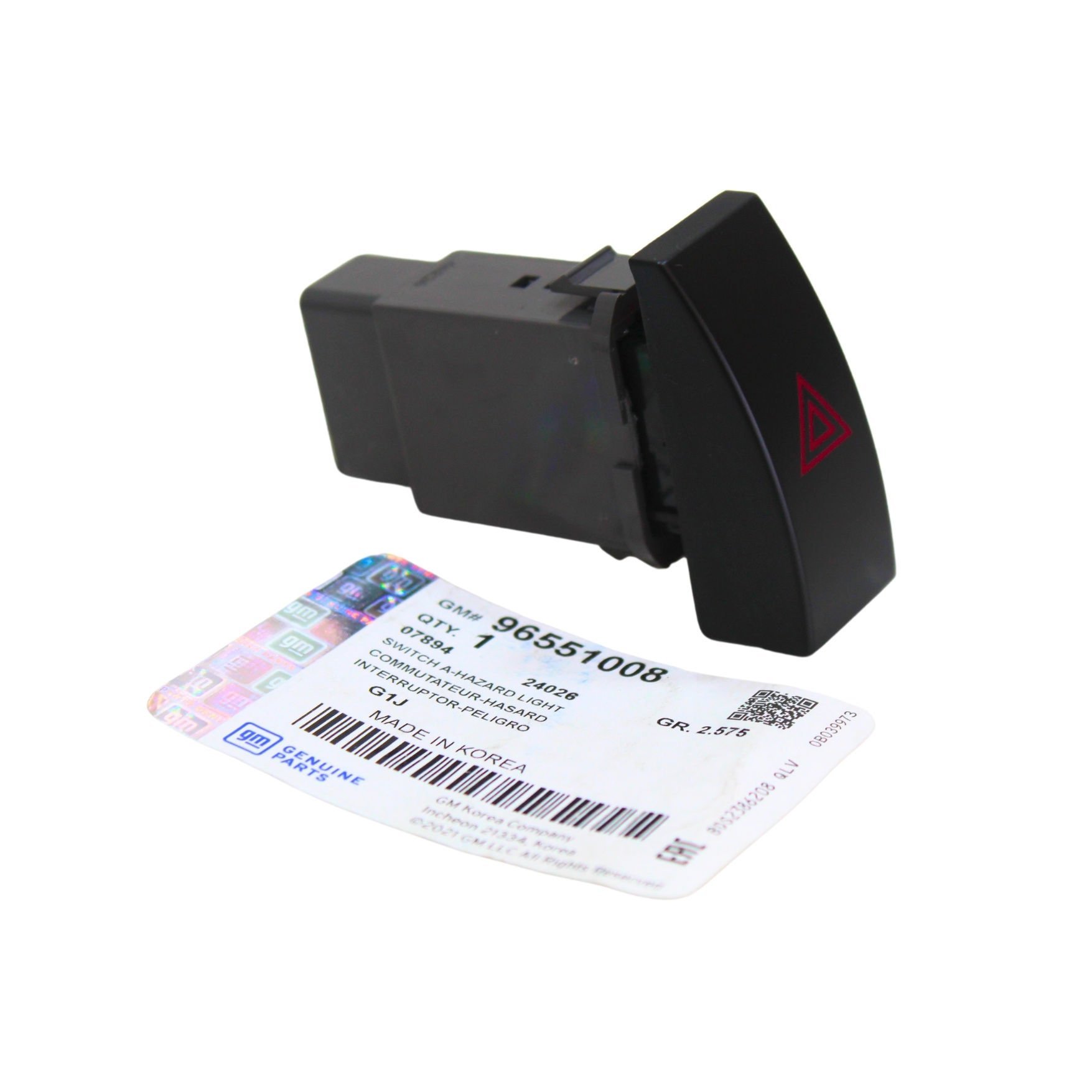 Chevrolet Lacetti Dörtlü Flaşör İkaz Düğmesi (Sedan NB) - Gm Orijinal 96551008