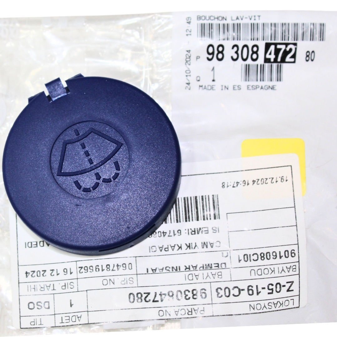 Opel Corsa F Silecek Depo Kapağı - Psa 9830847280